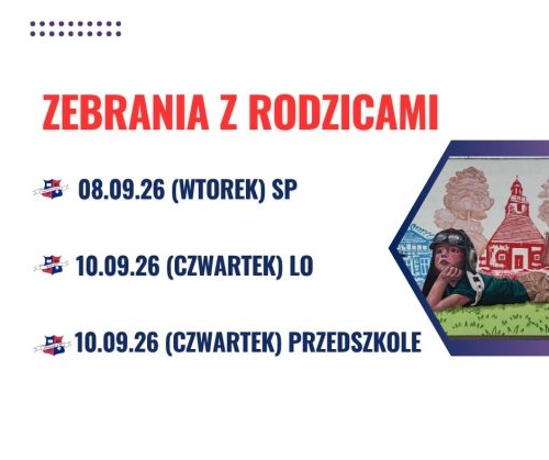 Zebrania dla Rodziców